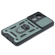Case for Oppo A38 4G / Oppo A18 4G, CamShield Slide, green