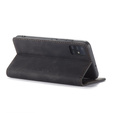 CASEME case for Samsung Galaxy A51, Leather Wallet Case, black