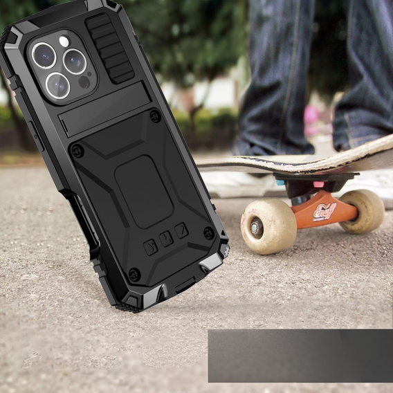 Armored case for iPhone 16 Pro, R-JUST, black