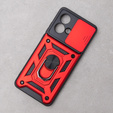 Case for Motorola Edge 40 Neo, CamShield Slide, red