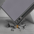 Case for Samsung Galaxy Tab S9 FE+ Plus, Smartcase with stylus space, grey