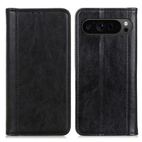 Flap case for Google Pixel 10 Pro XL / 9 Pro XL, with pocket, leather, black