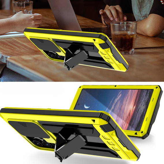 Armored case for Samsung Galaxy S25 Ultra, R-JUST, yellow