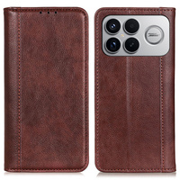 Split Leather Flip Case for Xiaomi Poco F8 Ultra