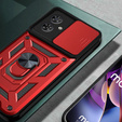 Case for Motorola Moto G54 5G, CamShield Slide, red