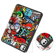 Case for iPad Pro 11 2024, Smartcase, graffiti