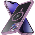 Case for iPhone 15 Plus, ERBORD Impact Guard, MagSafe, purple