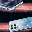 Case for Motorola Moto G86 5G, Glitter Flower, blue