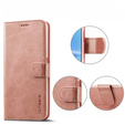 Flip case for Oppo A17, LC.IMEEKE, pink rose gold