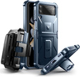 Armored case for Samsung Galaxy Z Flip 4 5G, Dexnor Clip Holder, navy blue