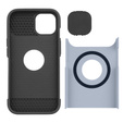 ERBORD MagSafe Cam Slider Case, Blue + Screen Protector for iPhone 13 / iPhone 14