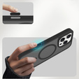 ERBORD Case with MagSafe for iPhone 16 Pro, Matte Case, active button, matt / black