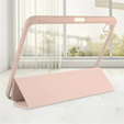 Case for iPad 10.9 2022 10 Gen, Smartcase Hybrid, with stylus space, pink