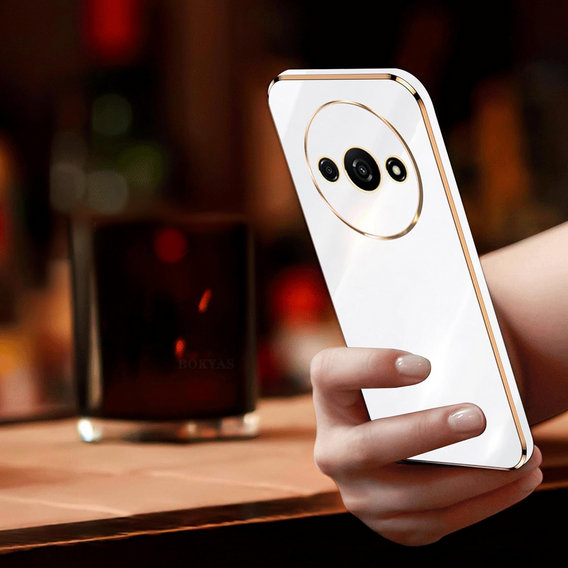 Case for Xiaomi Redmi A3, Glamour CamShield, white