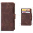 Flip case for Oppo A80, Card Slot, brown