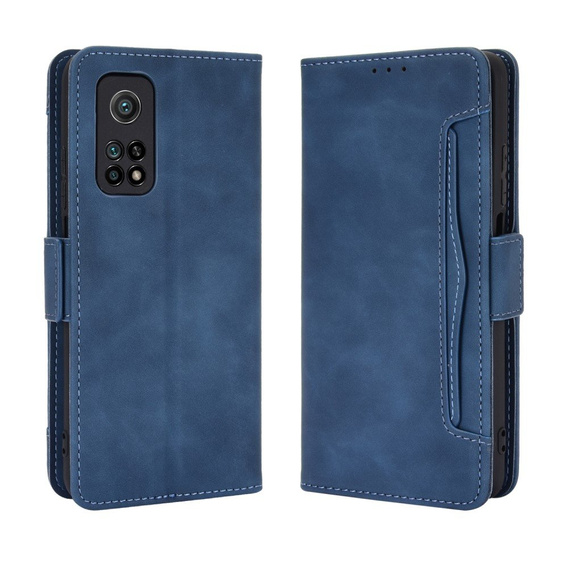 Flip case for Xiaomi Mi 10T 5G/10T Pro 5G, Card Slot, blue