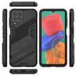 Case for Samsung Galaxy M33 5G, Military kickstand, black