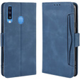 Flip case for Samsung Galaxy A20s, Card Slot, dark blue