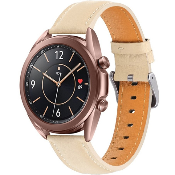 Leather Belt for Samsung Galaxy Watch 42mm - Apricot