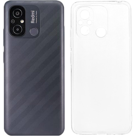 Thin Case for Xiaomi Redmi 12C/11A 4G, Slim, transparent