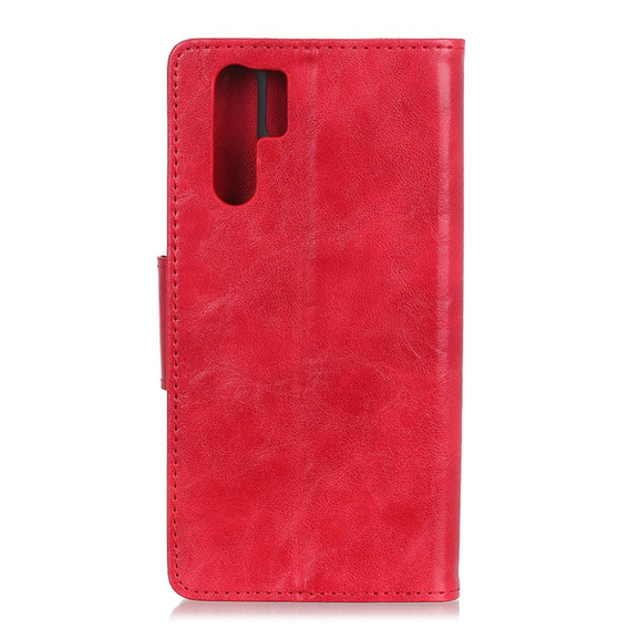 Flip case for Huawei P30 Pro, Split Leather Wallet, red