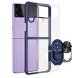 Case for Samsung Galaxy Z Flip3 5G, Clear Ring, blue