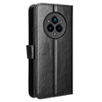 Flip case for Realme 14 Pro+ 5G, Crazy Horse Wallet, black