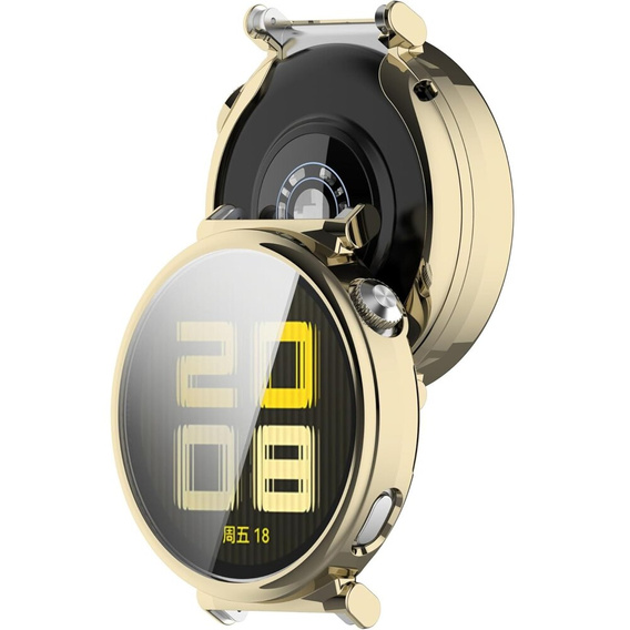 2-in-1 Case with Screen Protector for Huawei Watch GT 5 41mm, gold