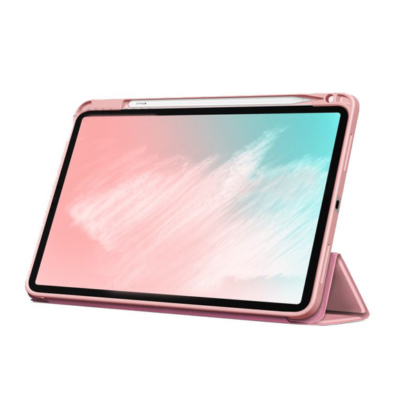 Case for iPad Air 4 2020 / Air 5 2022 10.9", Smartcase with stylus space, pink