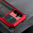 Armored case for Samsung Galaxy S25+ Plus, R-JUST, red
