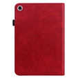 Case for Samsung Galaxy Tab A9+, Classic, with space for stylus, red