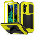 Armored case for Samsung Galaxy S23 Plus, R-JUST CamShield Slide, yellow