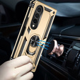 Armor Case for Samsung Galaxy Z Fold 4 5G, Nox Case Ring, gold