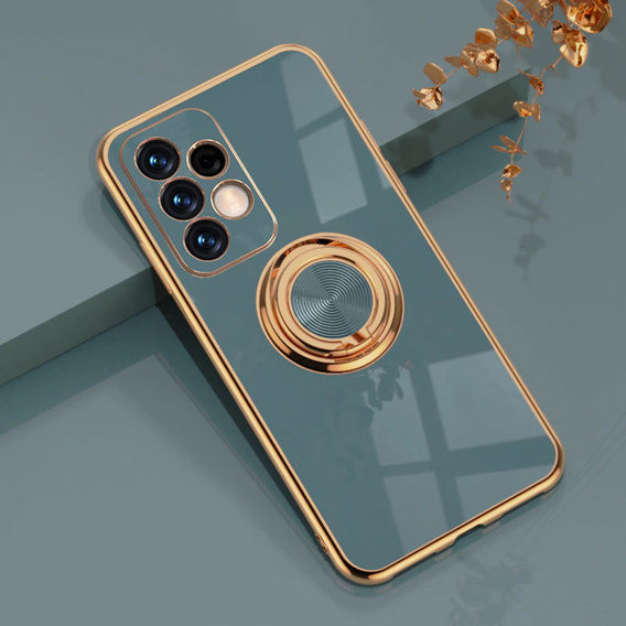 Case for Samsung Galaxy A13 4G, Electro Ring, grey