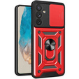 Case for Samsung Galaxy M35, CamShield Slide, red
