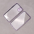 Case for iPhone 11, Magnetic Dual Glass, purple
