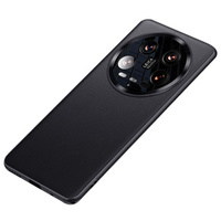 Leather case for Xiaomi 14 Ultra, leather hybrid, black