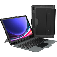 Case + keyboard Galaxy Tab S9+, NILLKIN Bumper Pen Slot, black