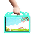 Children's case for Lenovo M10 X306 2 Gen / M10 Plus TB-X606 10.3 / Samsung Tab A 10.1 T510/515 / K10 X6C6, Cute Patterns, with stand, green