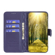 Flip case for Samsung Galaxy M15 5G, Wallet, BINFEN COLOR, blue