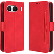Flip case for OnePlus Nord 4, Card Slot, red