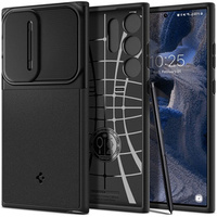 Spigen Optik Armor black case for Samsung Galaxy S23 Ultra