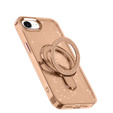 Case for iPhone 16e, Glittery Magnetic Kickstand, pink rose gold