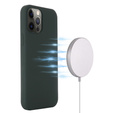 Case for iPhone 14 Pro Max, Silicone MagSafe, green
