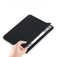 Case for Samsung Galaxy Tab S9 Plus, Smartcase with stylus space, black