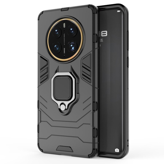 Case for Huawei Mate 50 Pro 4G, Kickstand Ring, black