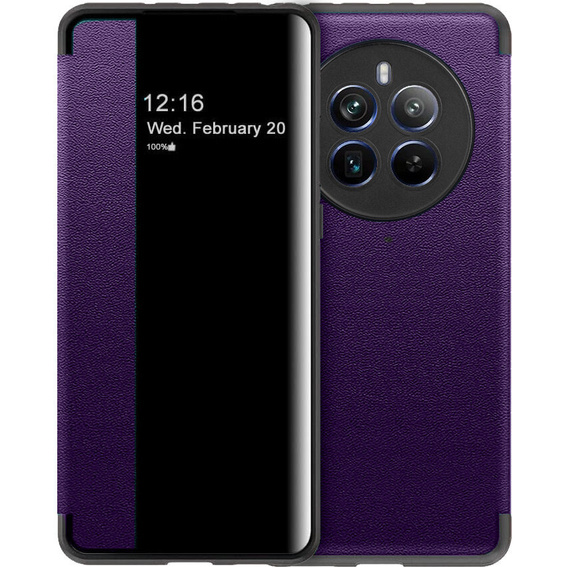 Flap case for Realme 12 Pro 5G / 12 Pro+ 5G, Side View, purple