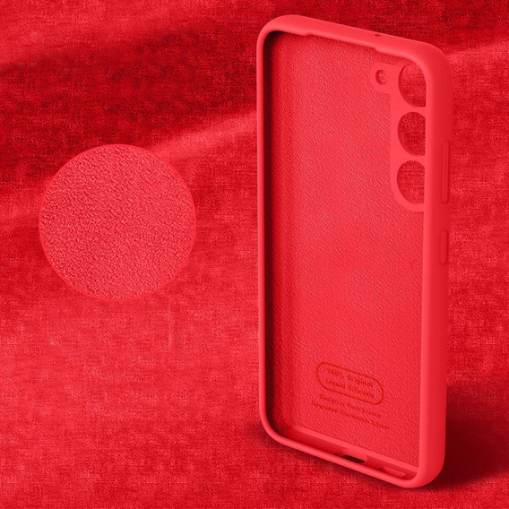 Case for Samsung Galaxy S23 Plus, Silicone Lite, red