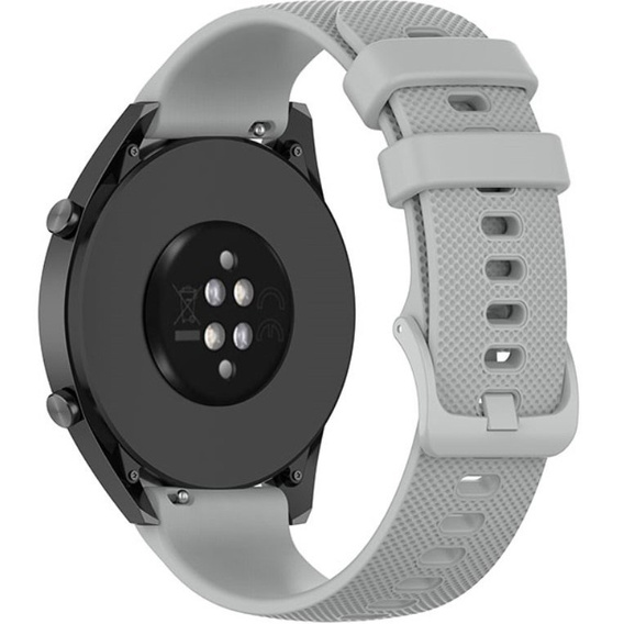 Silicone strap for Huawei Watch GT Runner / GT 3 46mm, Black