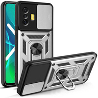 Case for Xiaomi Poco F4 GT, CamShield Slide, silver